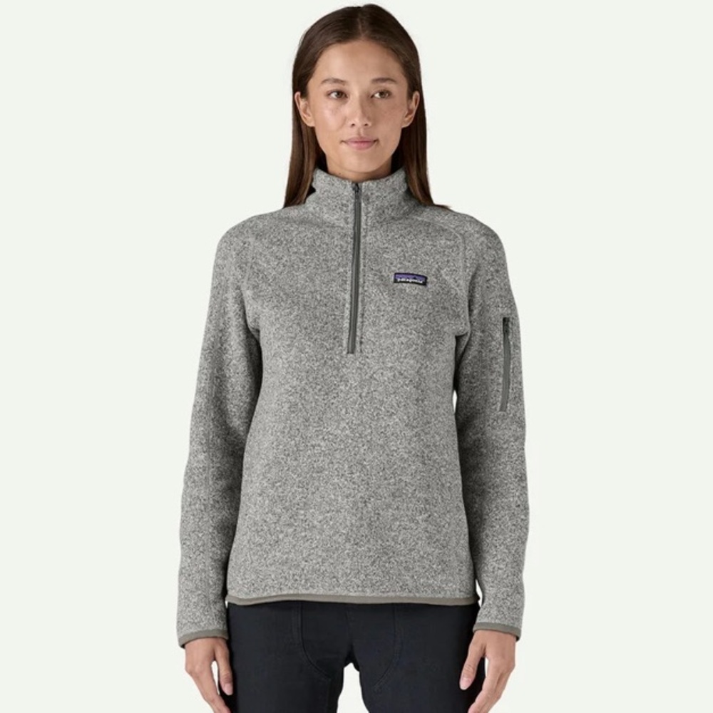 Patagonia Women's Better Sweater 1/4 Zip Fleece Pullover Size L